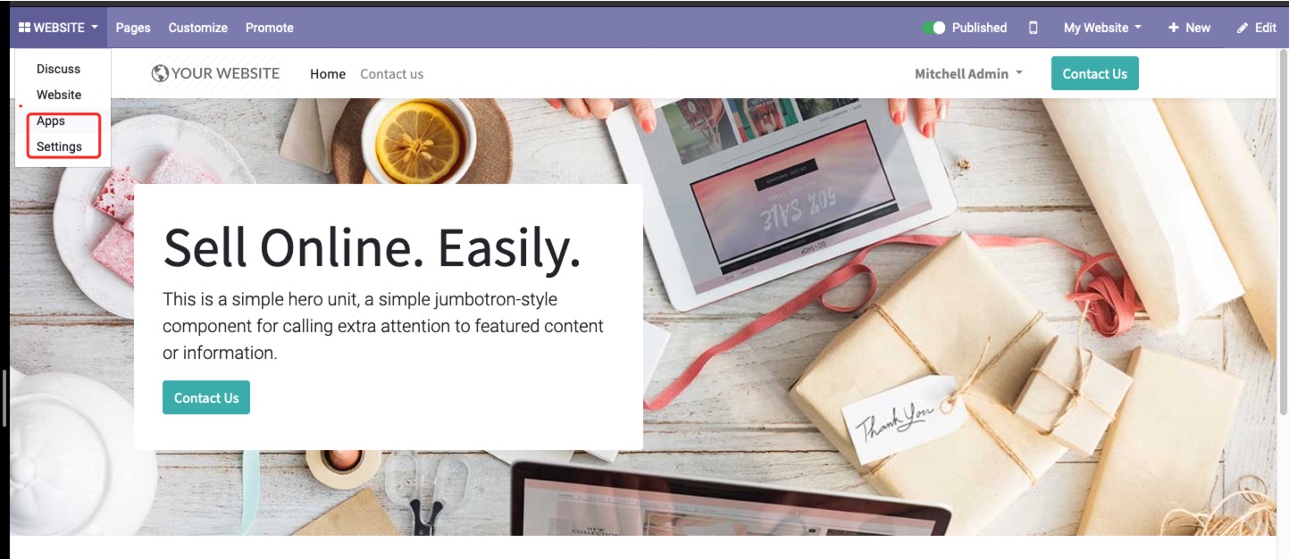 odoo-安装其他应用